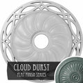 Hand-Painted Cloud Burst Ceiling Medallion O22669