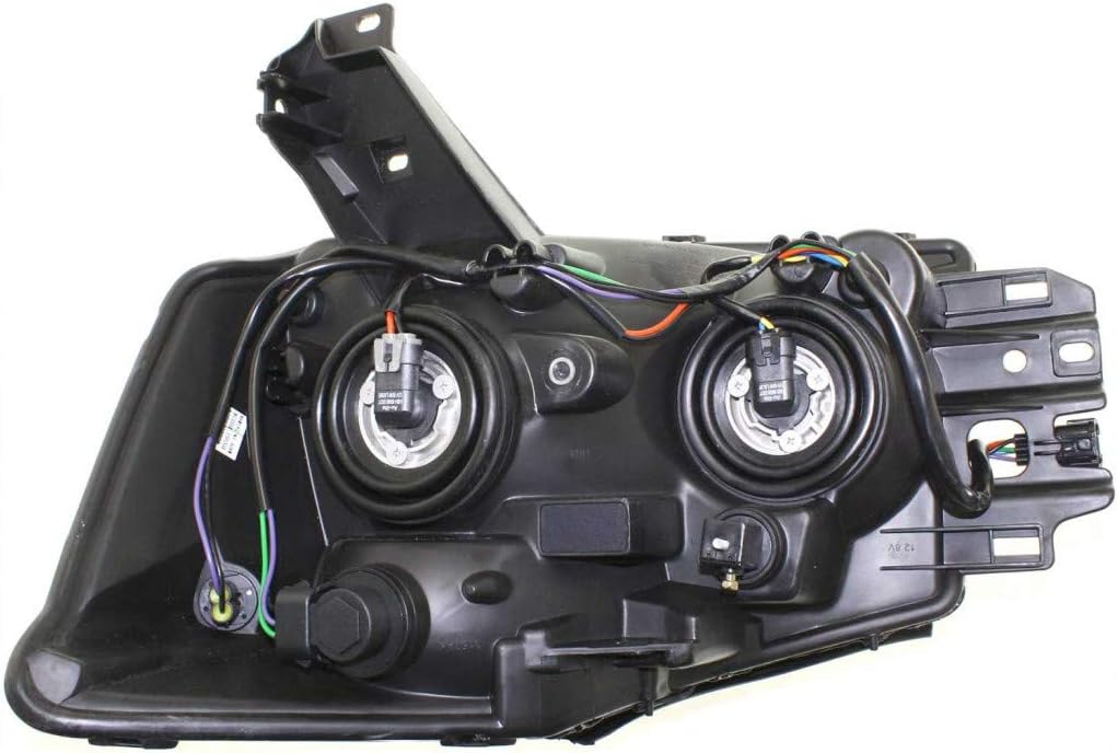 Headlight Driver and Passenger Side with Bulbs C714