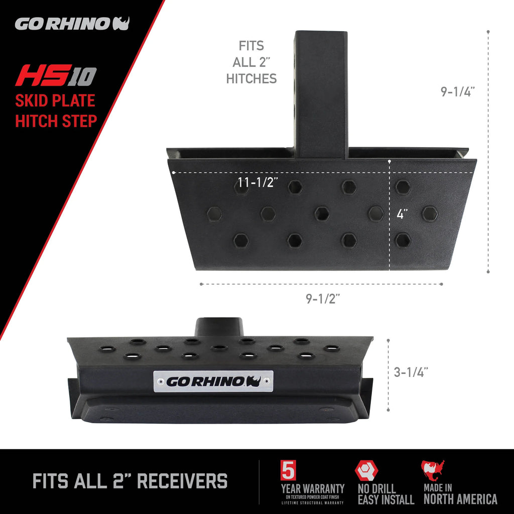 Hitch Step Skid Plate P480