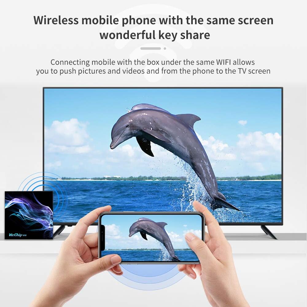 Android TV Box 4GB RAM 32GB ROM with Backlit Keyboard Pack of 2 Q78747