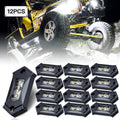 12Pods White LED Rock Lights B58353