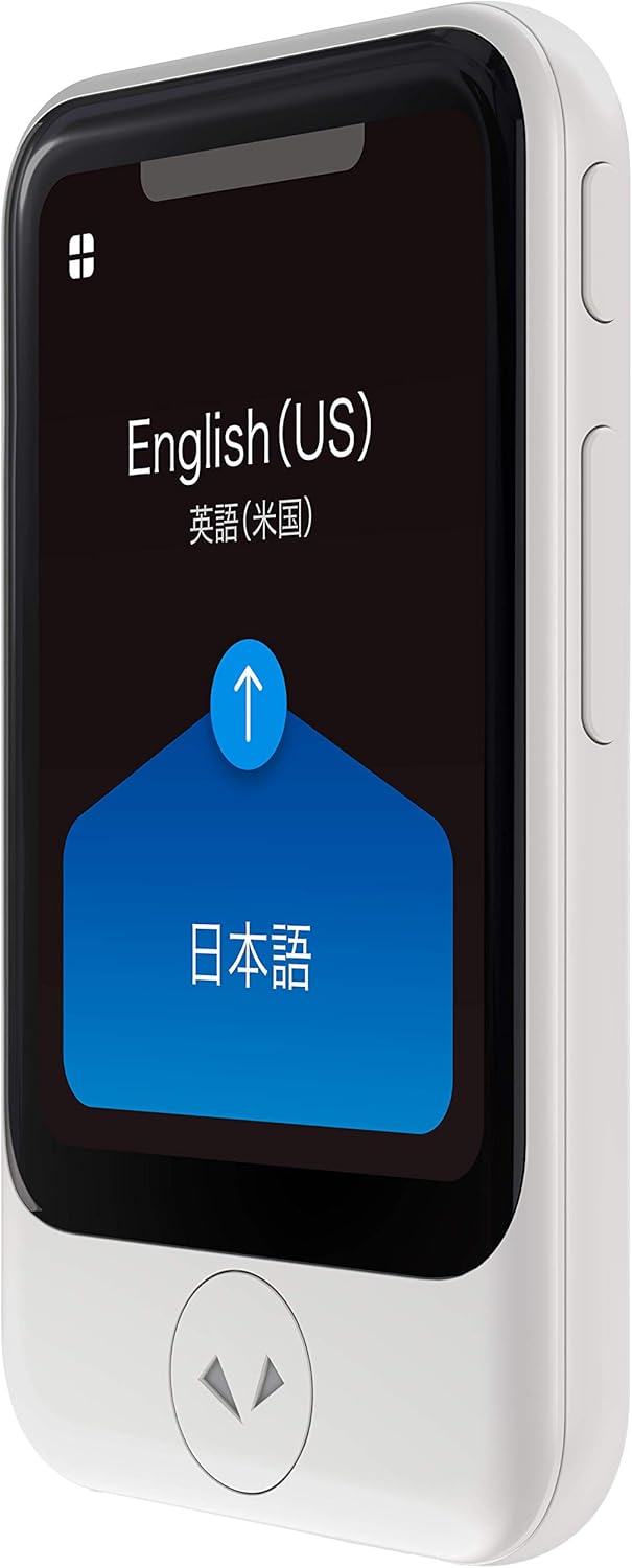 White 82 Language Voice Translator with 2 Year Built-in Data K249185