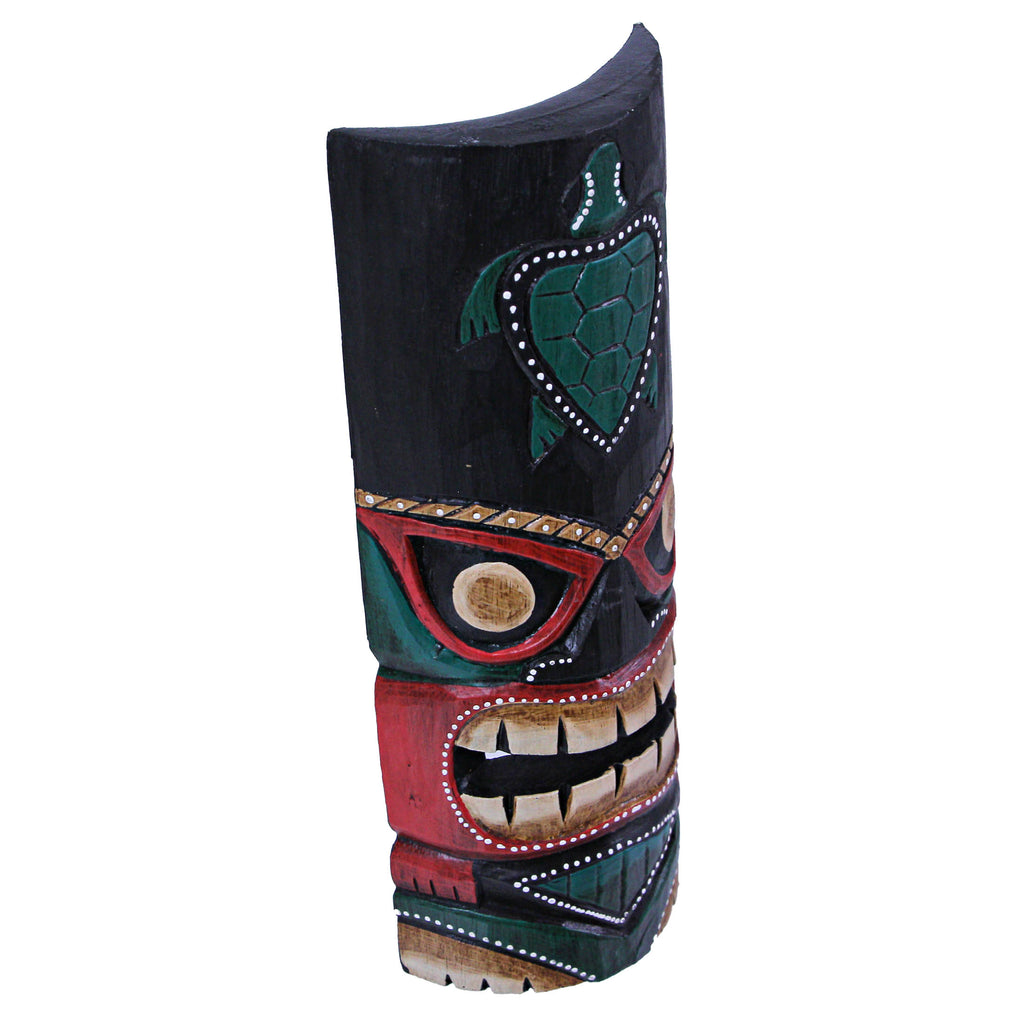 12 inch Wood Multicolor Tiki Mask Wall Hanging Art Set of 10 H64735