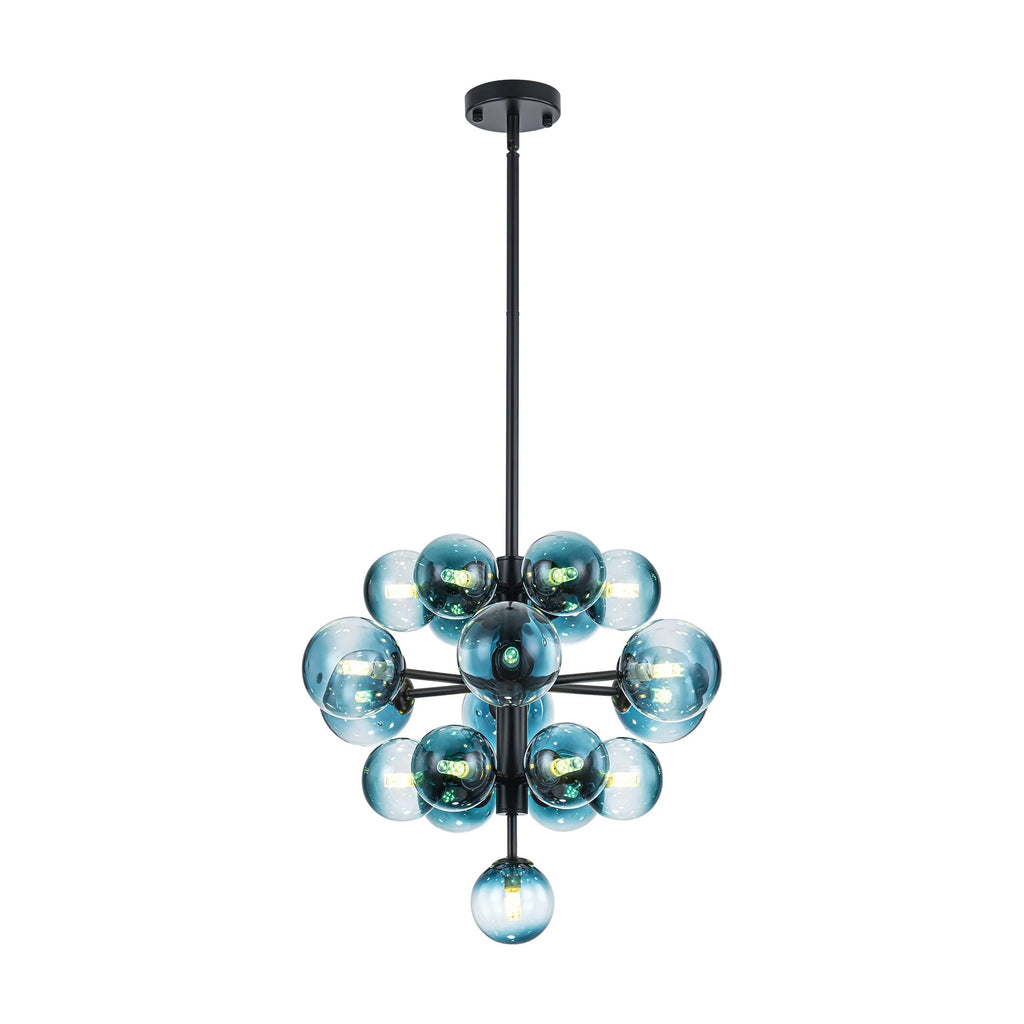 Dimmable Tiered Glass Globes Chandelier P110