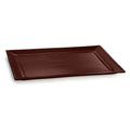 Brown Cast Aluminum Rectangular Platter G3703