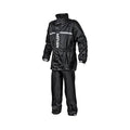Dry Light Rain Suit 2 Pieces Black Size 3XL O629