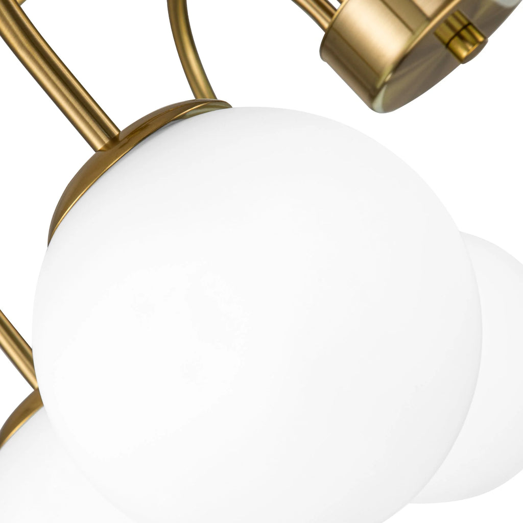 6-Light Glass Bubble Chandelier O575029