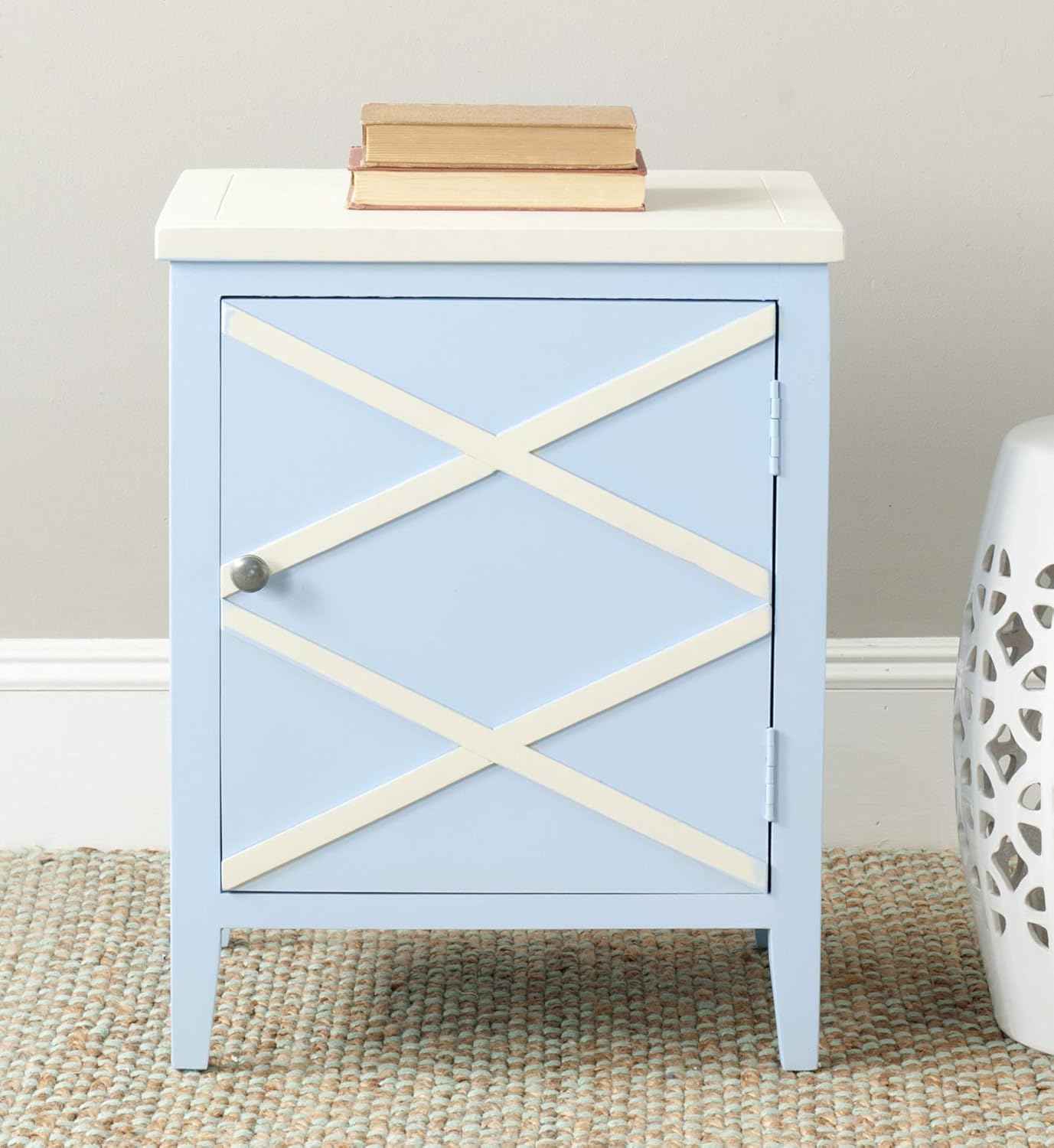 Light Blue Side Cabinet N5406