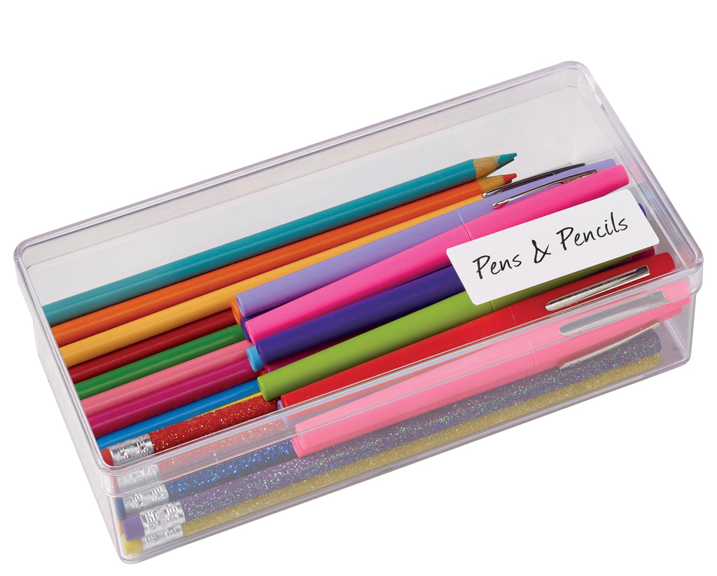 Easy Peel Return Address Labels, Permanent Adhesive, 1/2" x 1-3/4", 8,000 Labels S3893