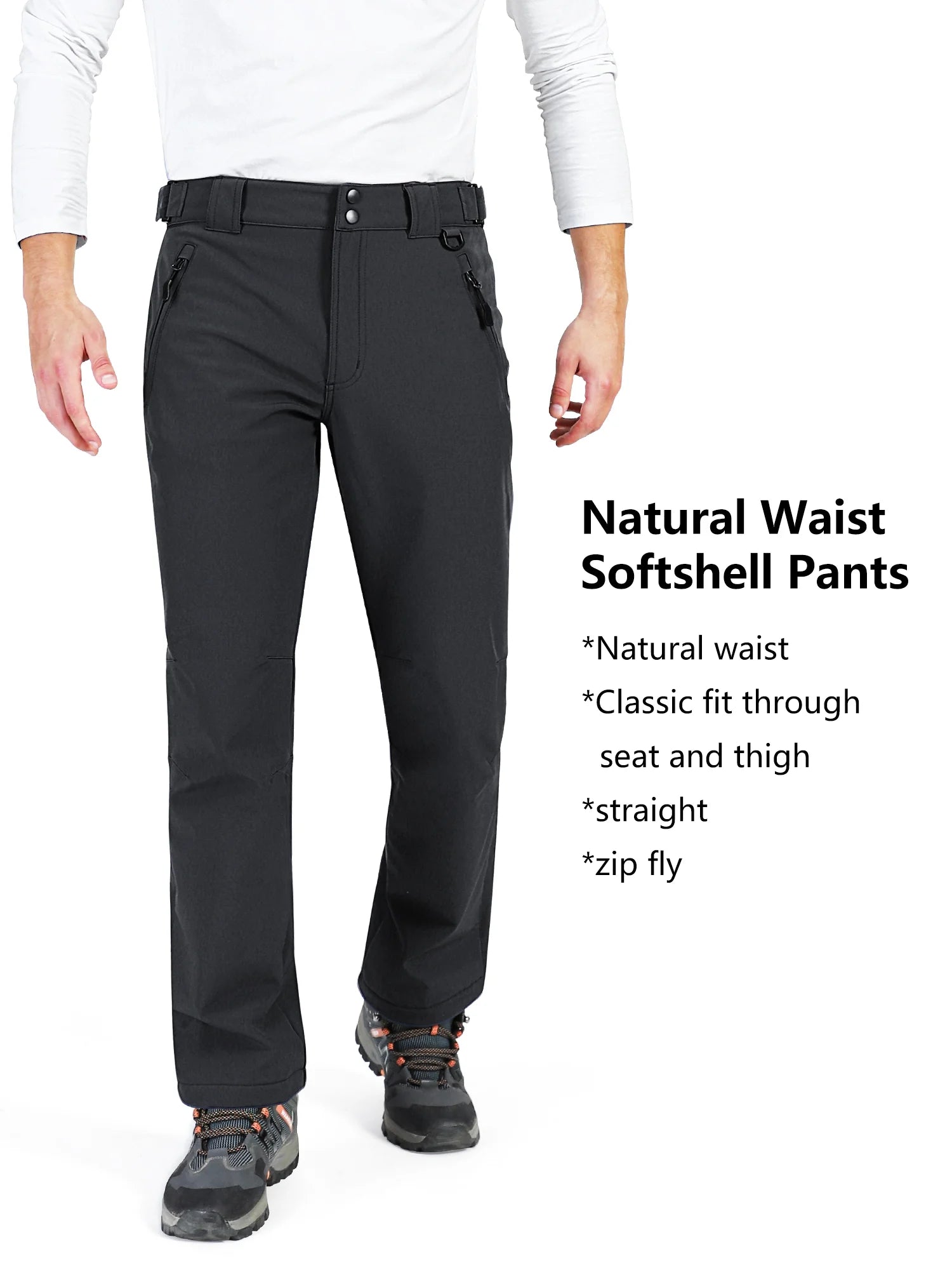 Fleece Lined Waterproof Snow Pants O592