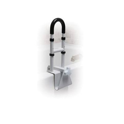 White Adjustable Height Tub Rail S5790