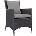 Rattan Wicker Side Dining Chair Armchair L646