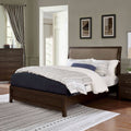 Walnut Panel Bed - California King B199