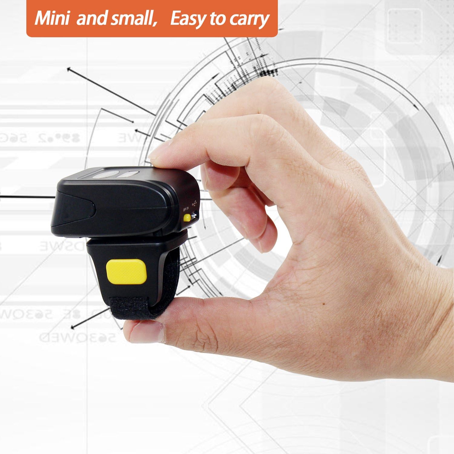 Bluetooth Ring Barcode Scanner S73825