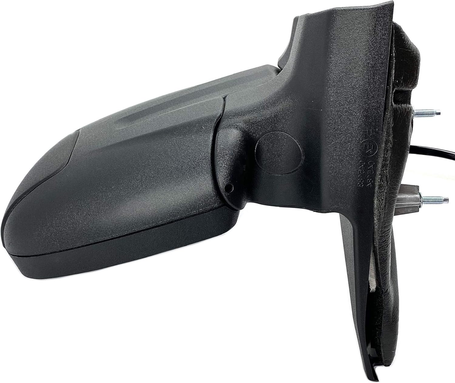 Passenger Side Power Non Heated Textured Black Side Mirror W6646