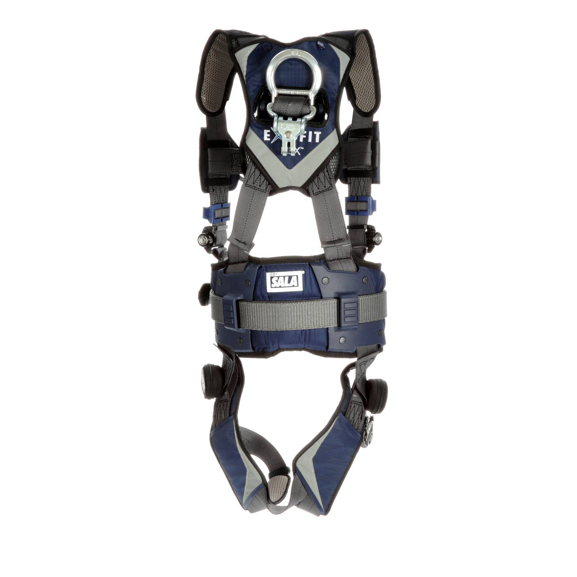 X-Large Gray Construction Style Positioning/Climbing Harness H809745
