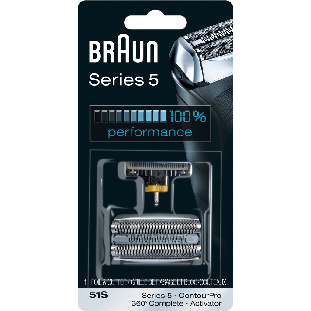 Silver Electric Shaver Head Replacement Cassette C977488