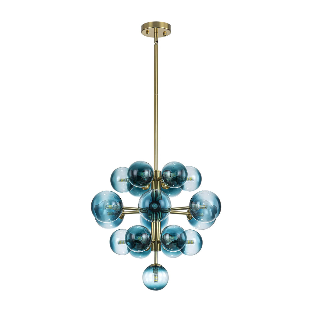 Dimmable Tiered Glass Globes Chandelier P110