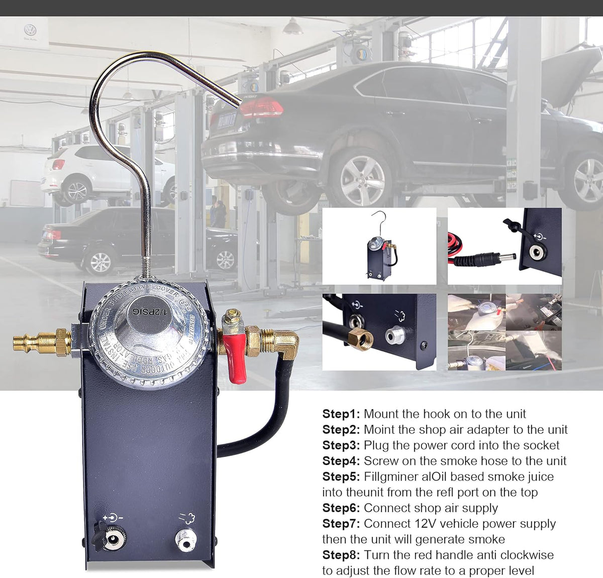 Automotive Smoke Leak Detector Y573