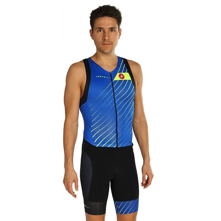 Drive Blue Sleeveless Suit D273505