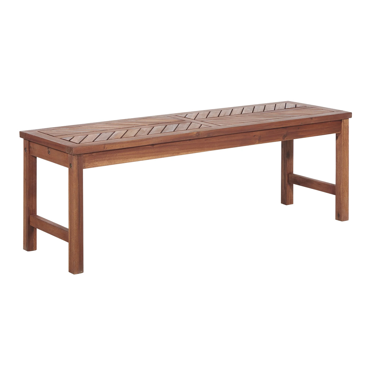 Brown Acacia Wood Bench F414271
