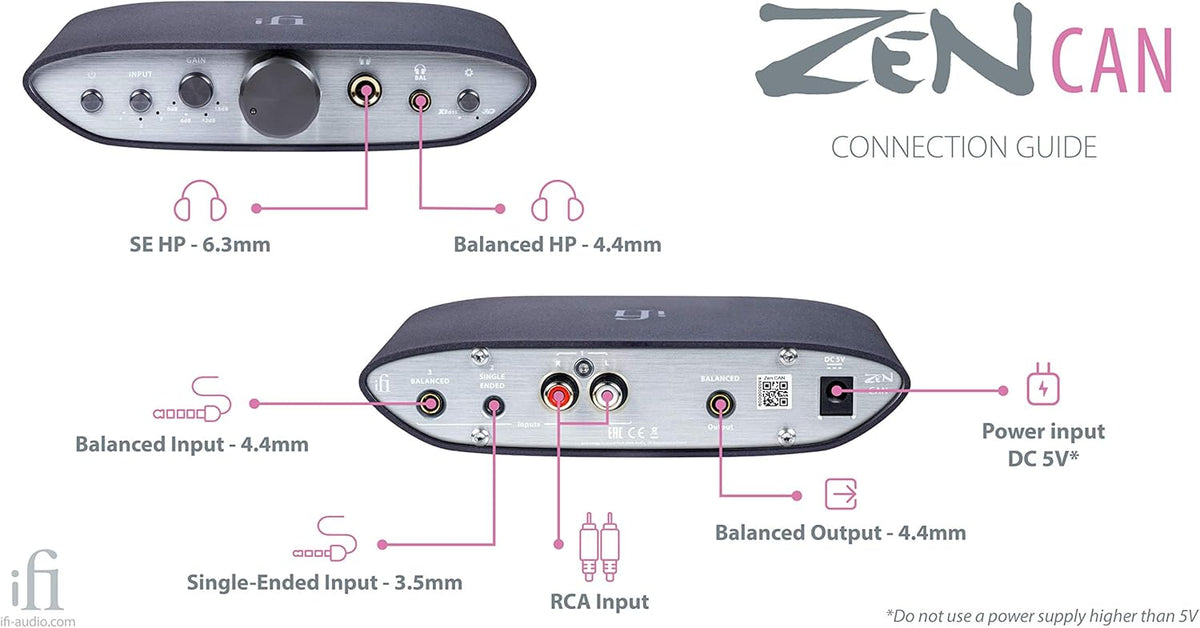 Balanced Desktop Headphone Amp and Preamp with 4.4mm Outputs N29862