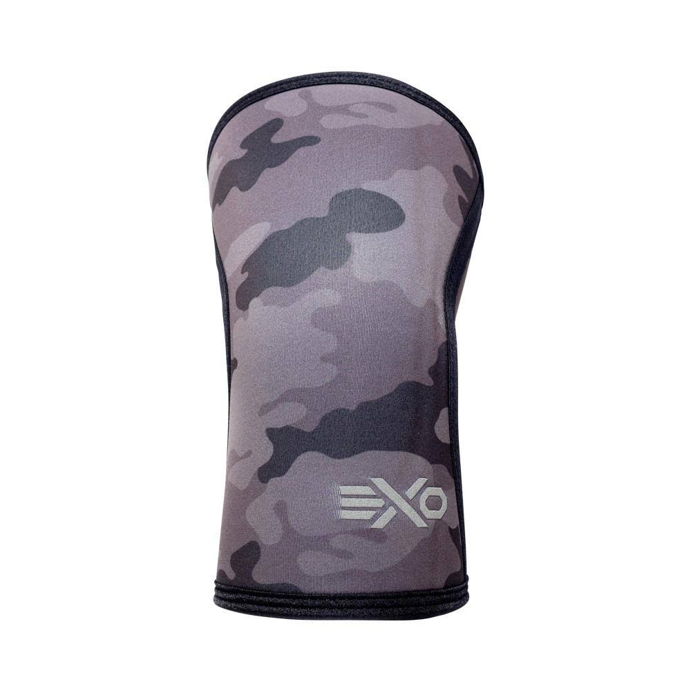 5mm Neoprene Compression Fit Knee Sleeves - Small - Black Camo X3078