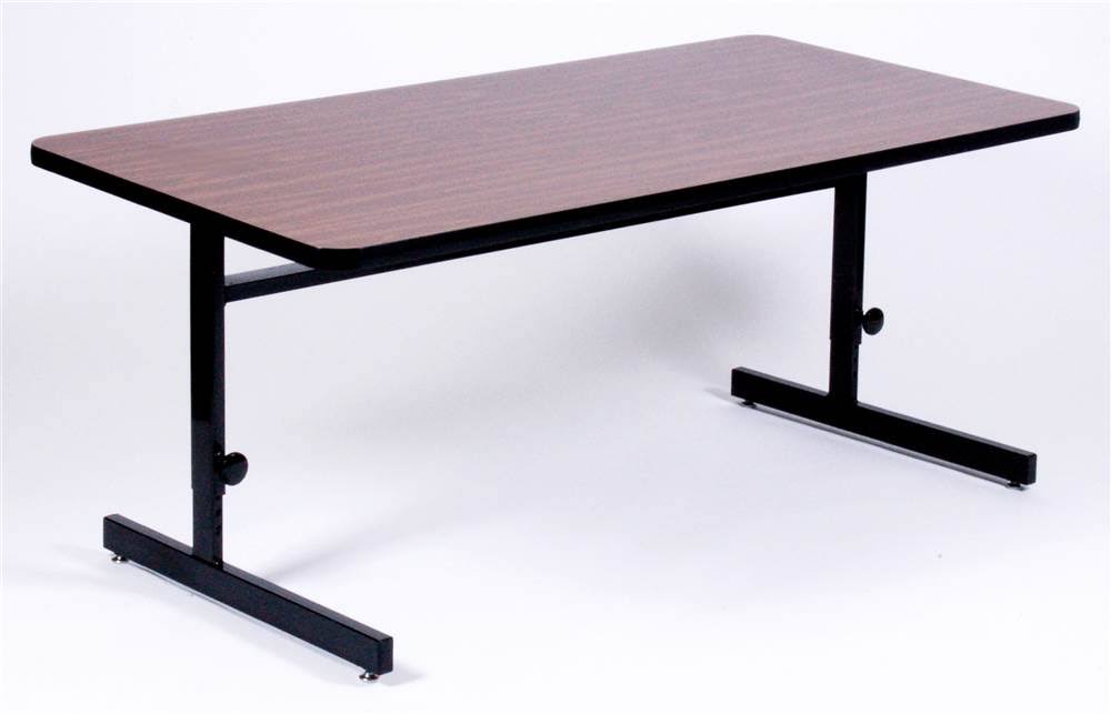 Adjustable Height Computer Table J1779