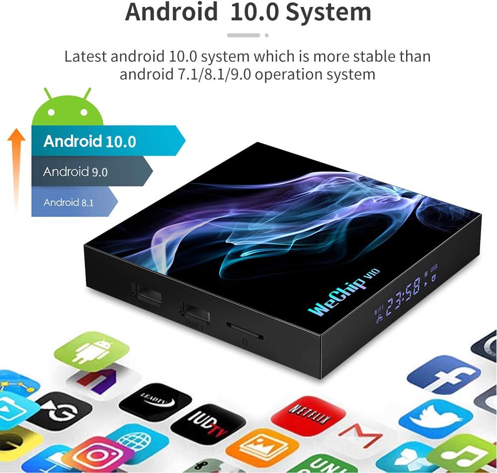 Android TV Box 4GB RAM 32GB ROM with Backlit Keyboard Pack of 2 Q78747