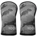 5mm Neoprene Compression Fit Knee Sleeves - Small - Black Camo X3078