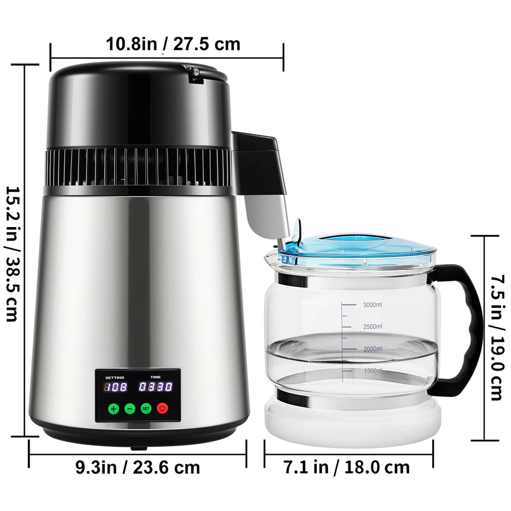 4L Silver Water Distiller K6494