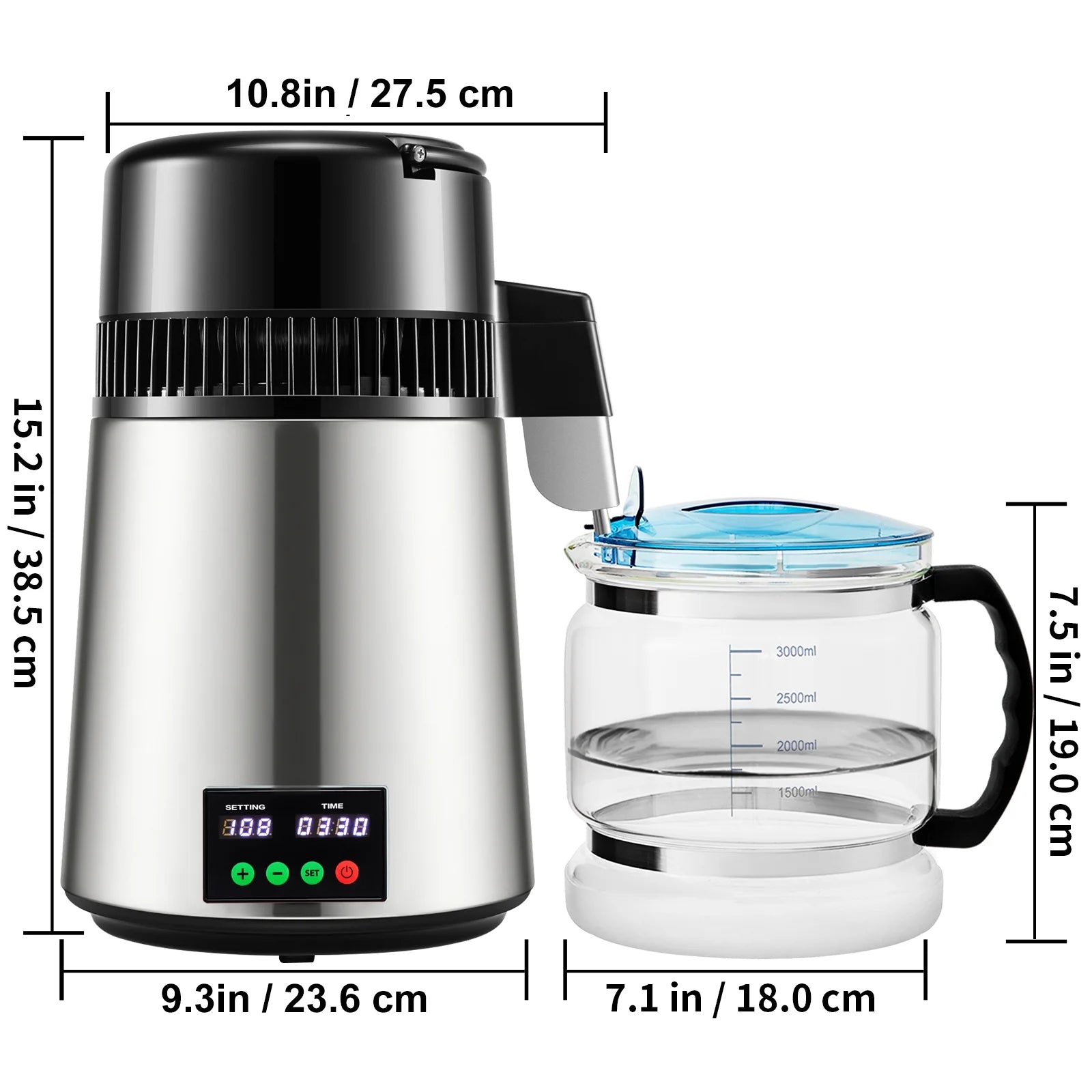 4L Silver Water Distiller K6494
