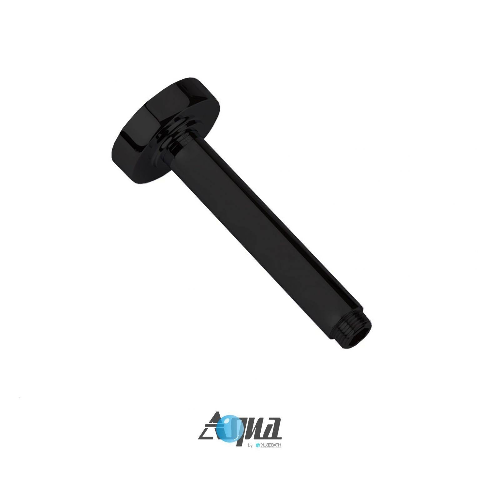 Matte Black 8 inch Rain Shower Head Shower Set D154018