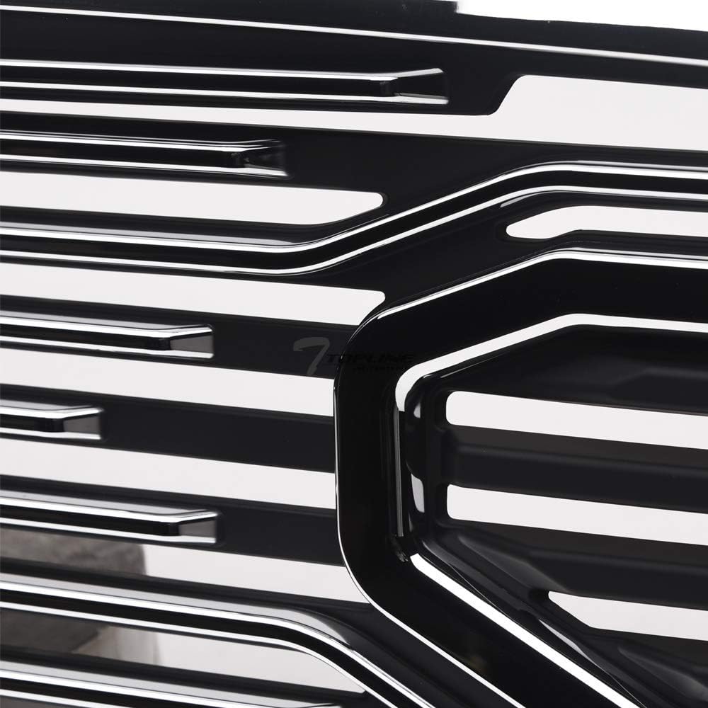 Chrome ABS Front Hood Bumper Grill Grille For Dodge Ram 1500 13-18 / Classic 19-22 A7242