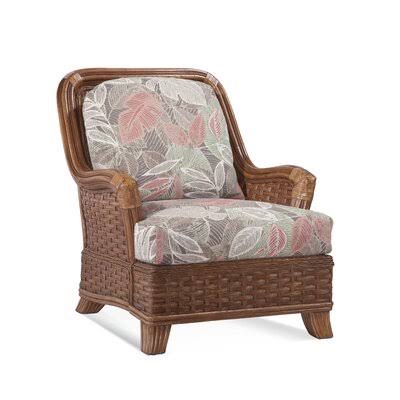 Bisque/Ocean Stripe Wide Armchair W163126