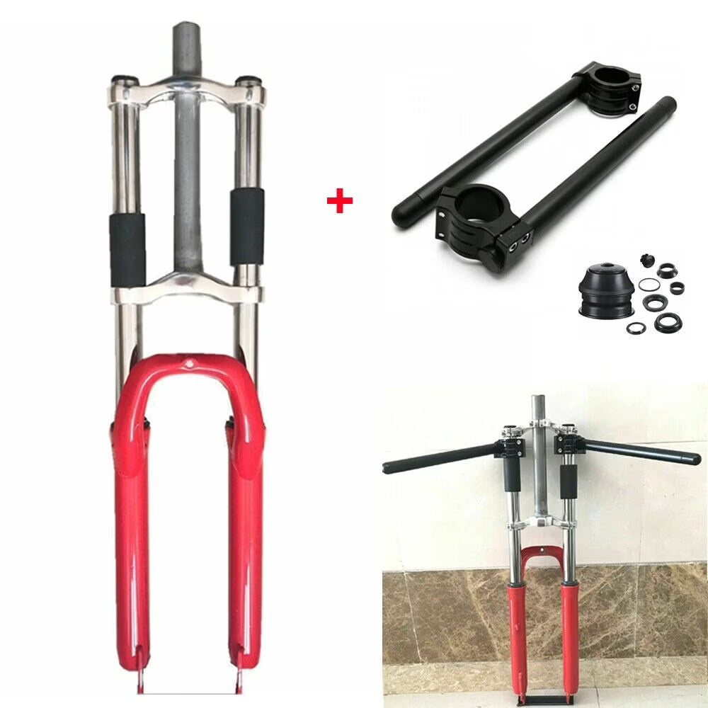 26" Triple Tree Suspension Fork & 29mm CNC Handle Bar S426
