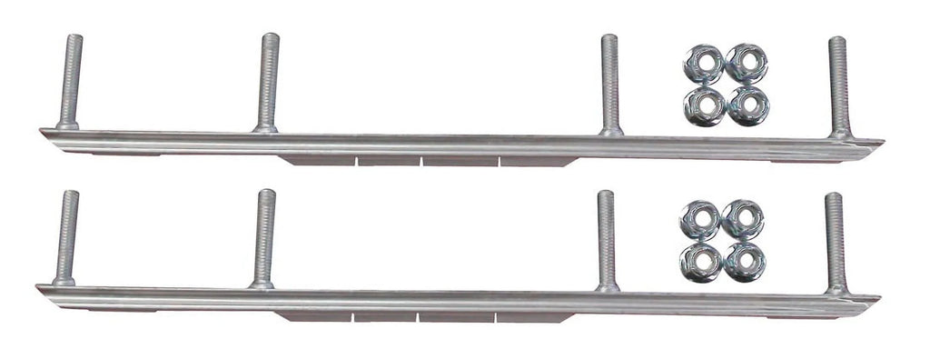 Green XPT Snowmobile Skis with 7.5" Shaper Bars Complete Kit W4408