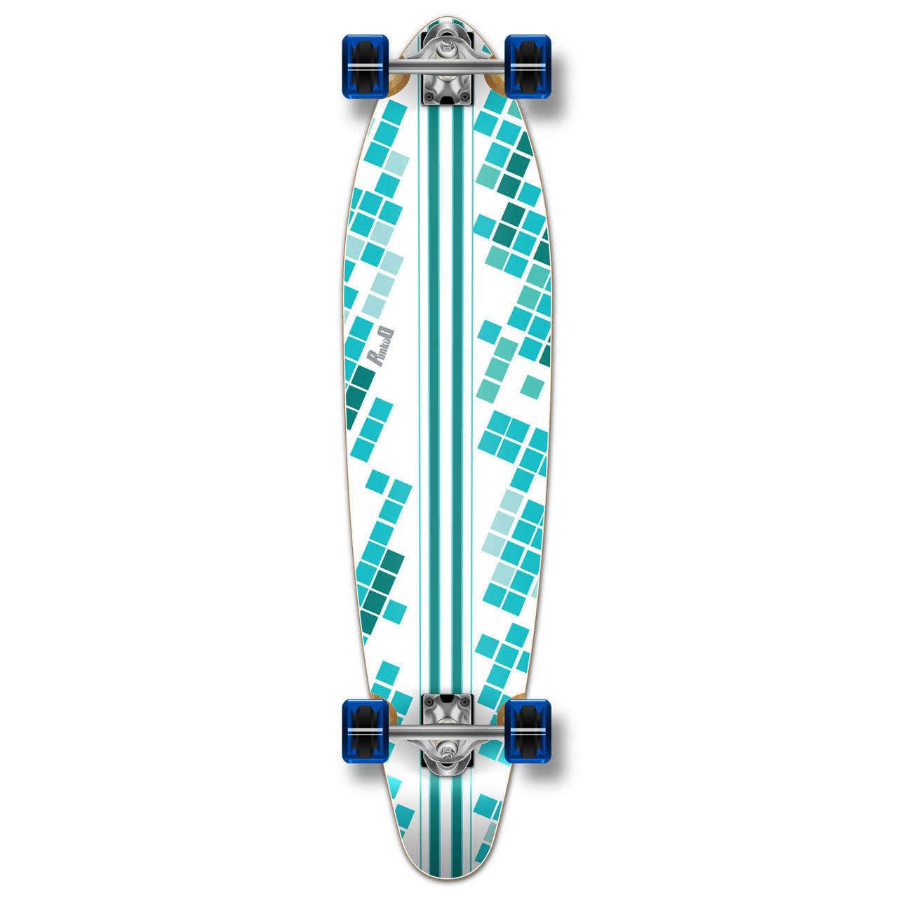 White Digital Wave Longboard Complete U492222