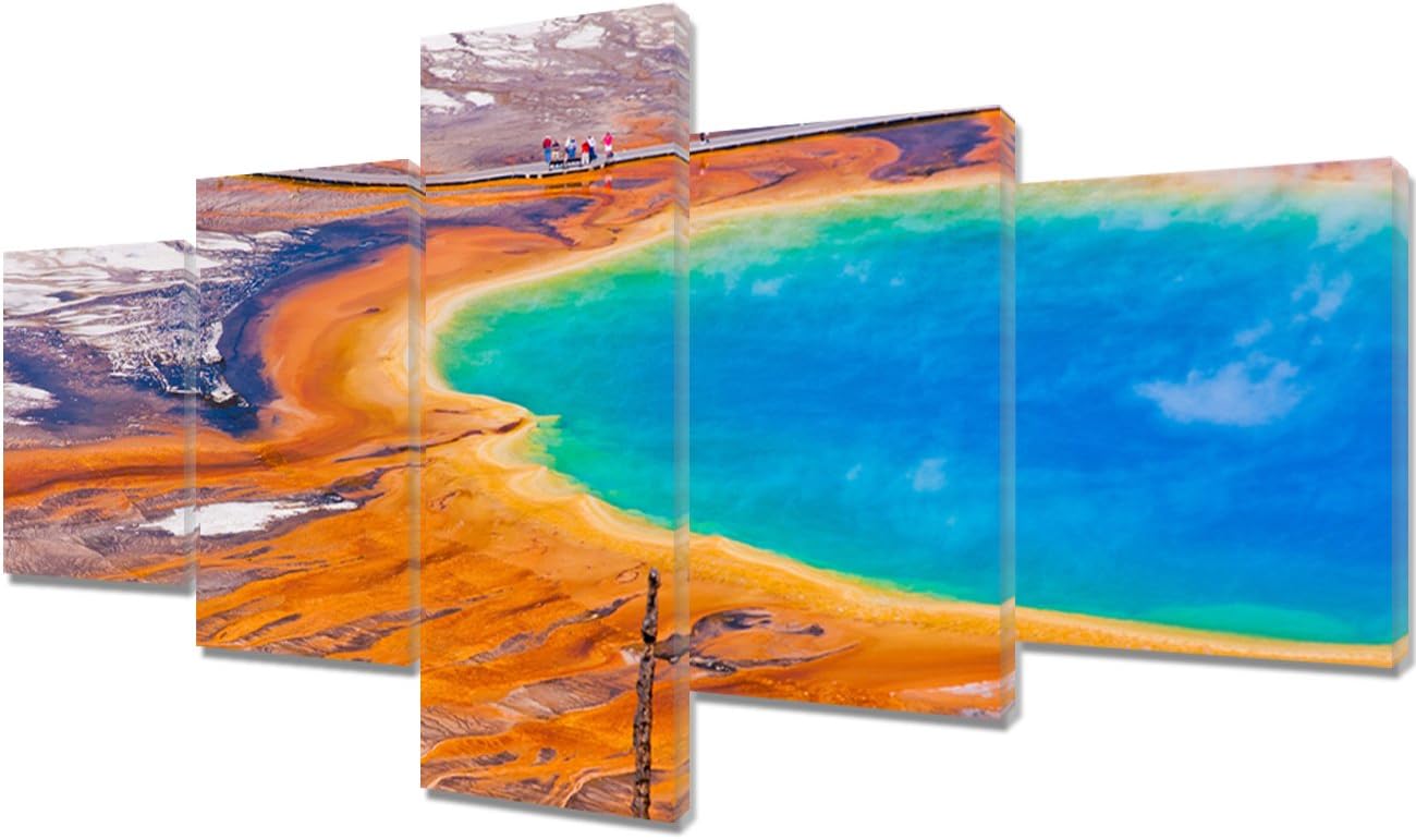 5 Piece Framed Canvas Landscape Art (60''Wx32''H) K474001