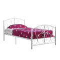 White Metal Twin Size Bed R752
