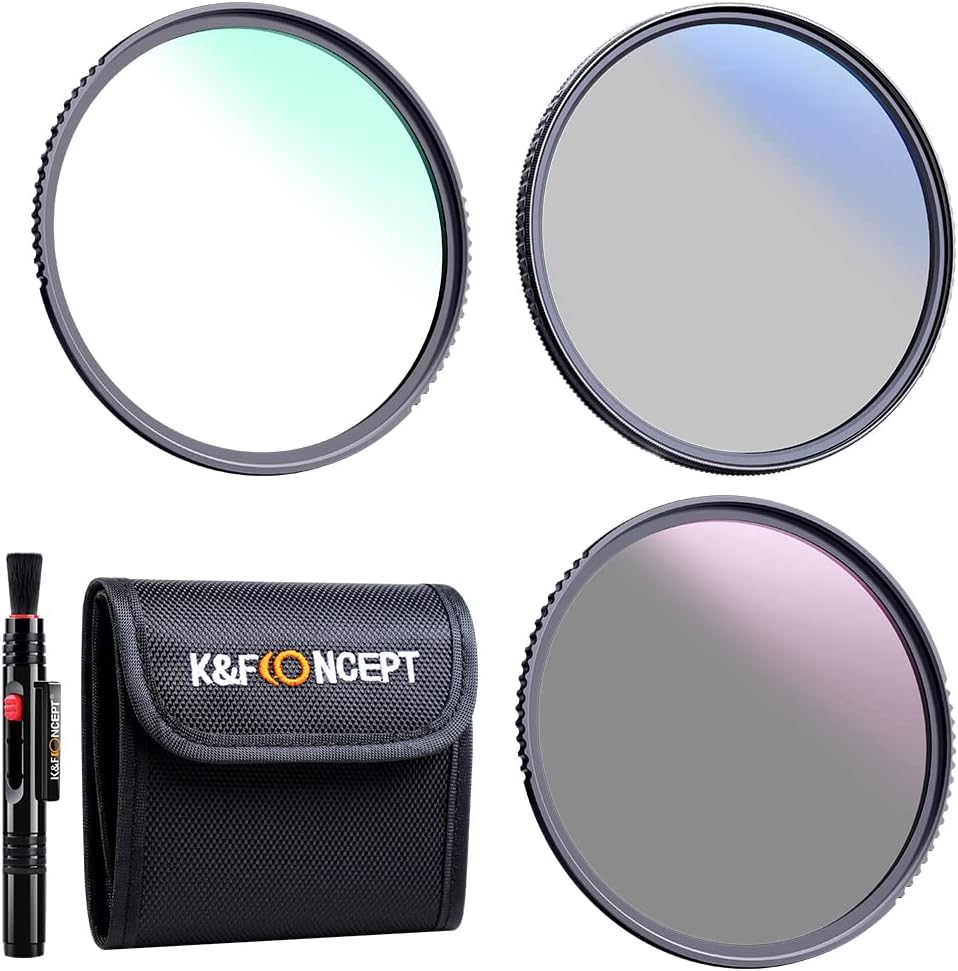 77mm UV/CPL/ND Lens Filter Kit (3 Pieces) Multi-Layer Coatings Y6812