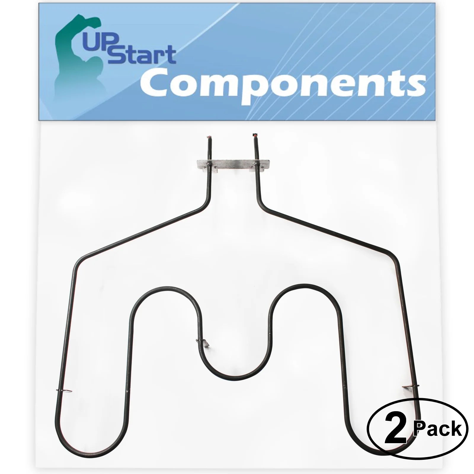 2-Pack Replacement Bake Element for General Electric Oven Heating Element D123830