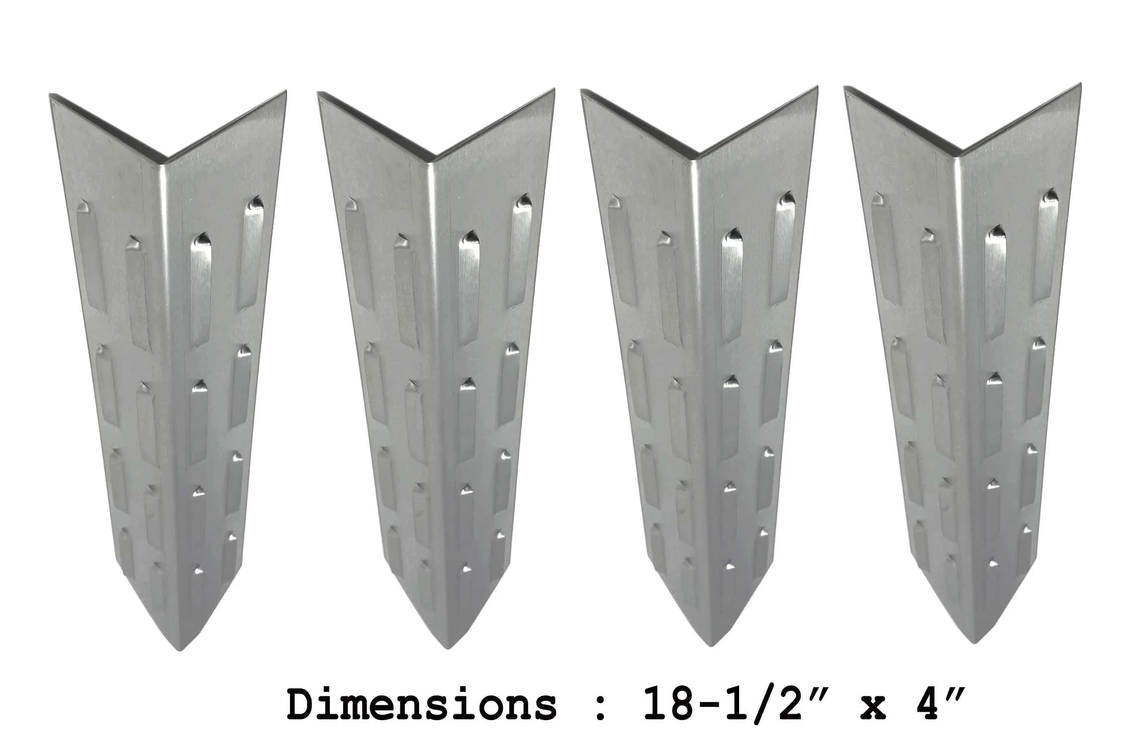Stainless Steel Heat Plate for Gas Grill Models, 4-PK N8536