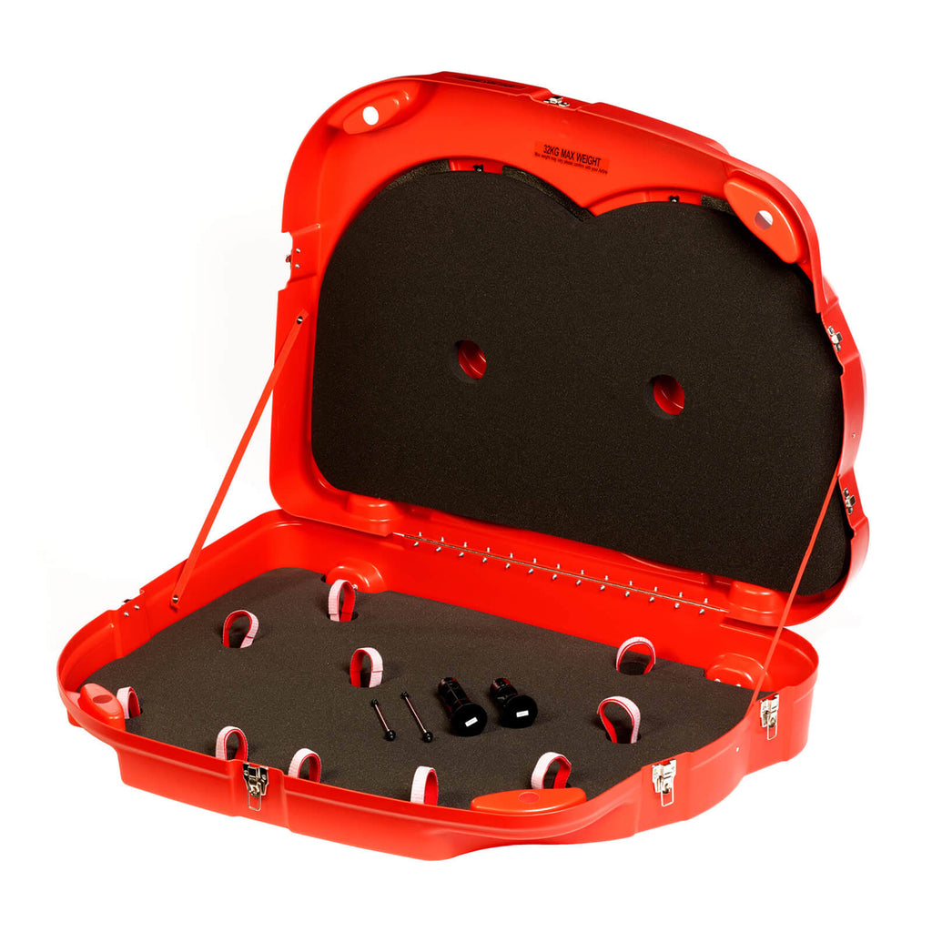 Red Hard Bike Travel Case Z338