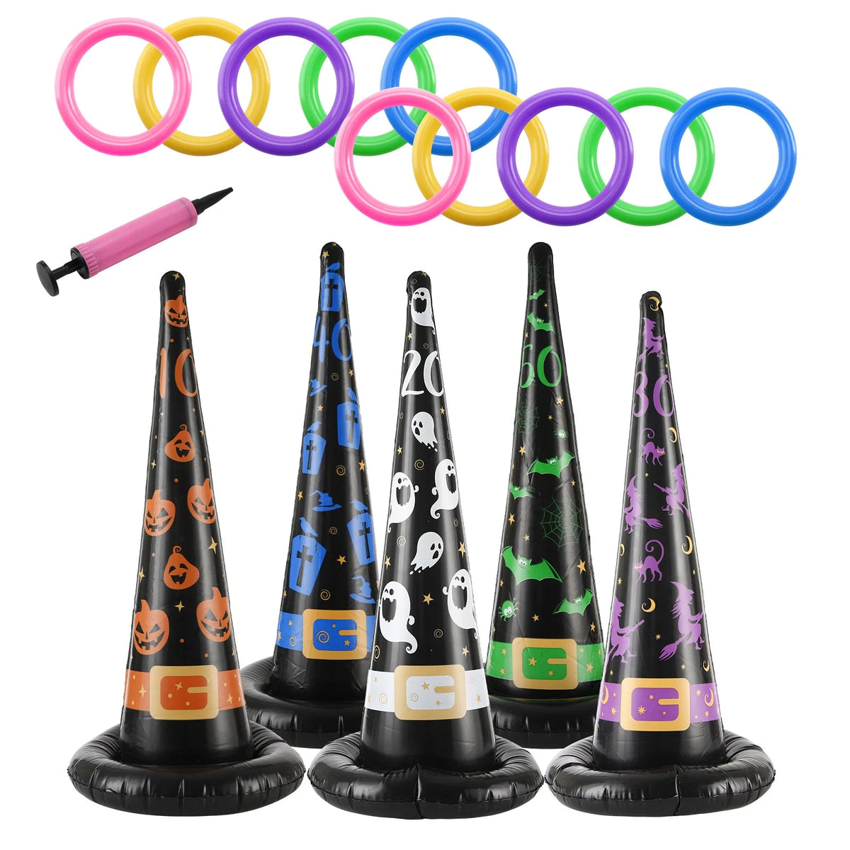 Inflatable Witch Hat Ring Toss Games O2423