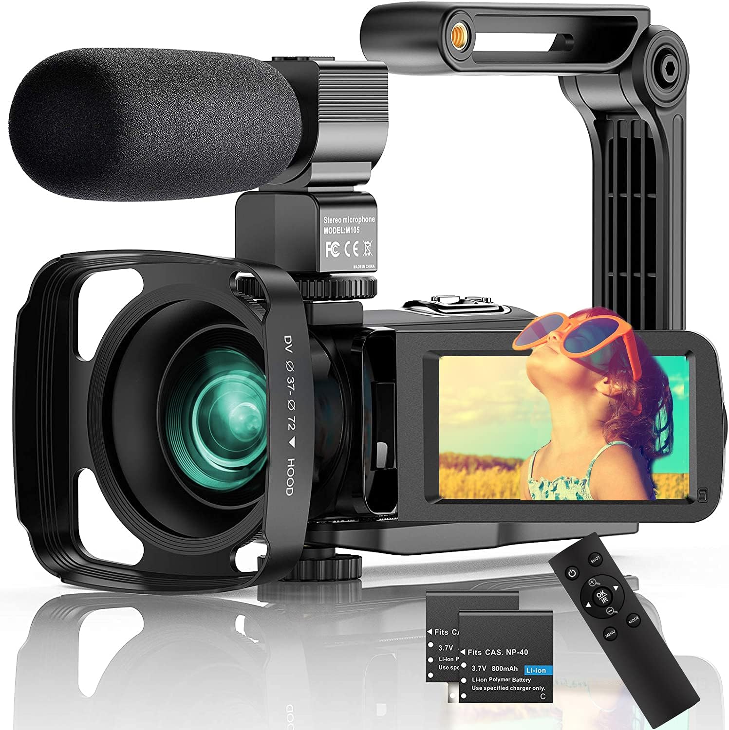 4K 56MP 30FPS WiFi IR Night Version Vlogging Camera with Microphone K1877
