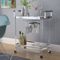 Gold Flamingo Bar Cart M426312