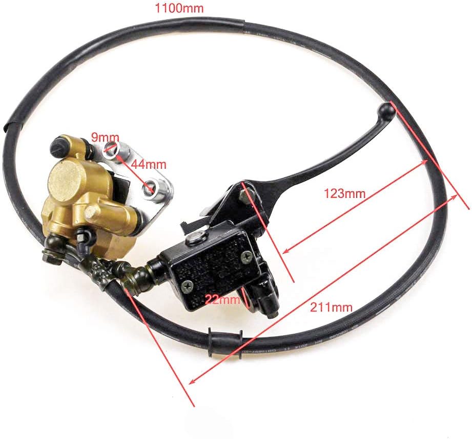 45mm Upside Down Front Fork Triple Clamp Front Brake Calliper for Dirt Bike H34507
