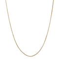 14kt Yellow Gold 1.0mm Octagonal Snake Chain 18 inch Lobster Clasp W80933