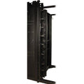 Black Open Frame Rack Cable Manager F341